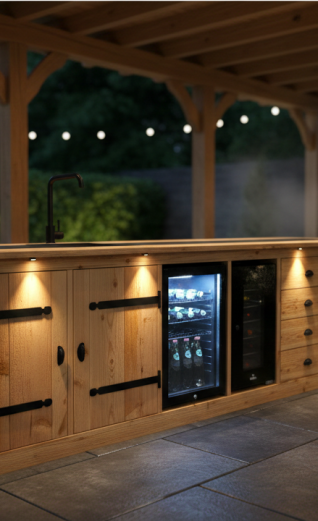 Buitenkeuken Kansas | 70 Liter Koelkast | Douglas Hout